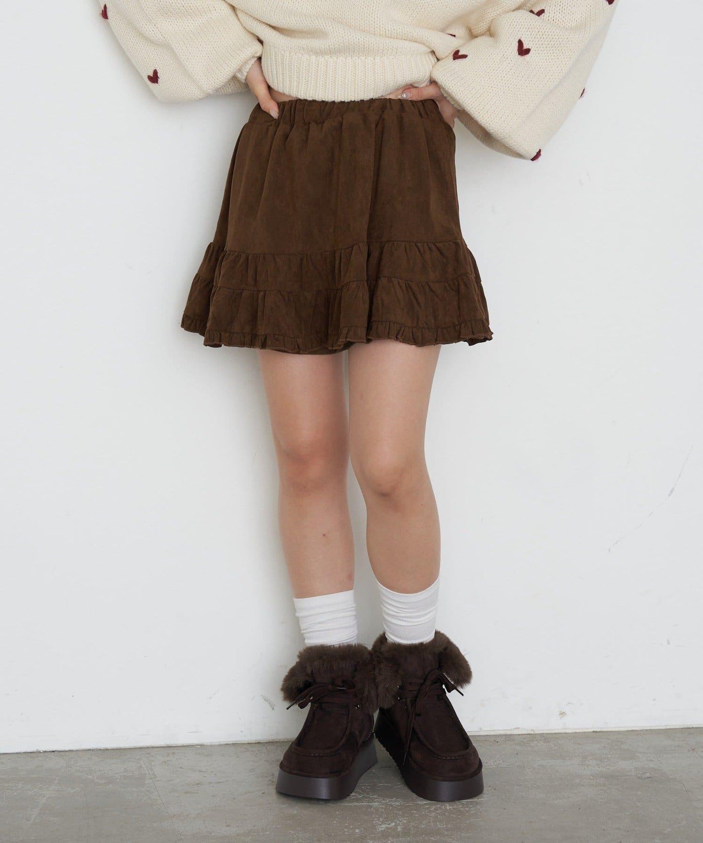 【RAY CASSIN】豹紋層疊迷你裙