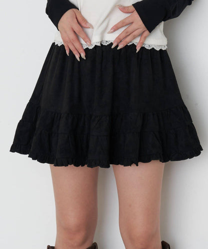 【RAY CASSIN】豹紋層疊迷你裙