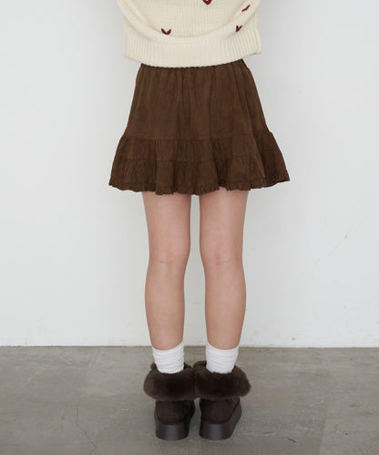 【RAY CASSIN】豹紋層疊迷你裙