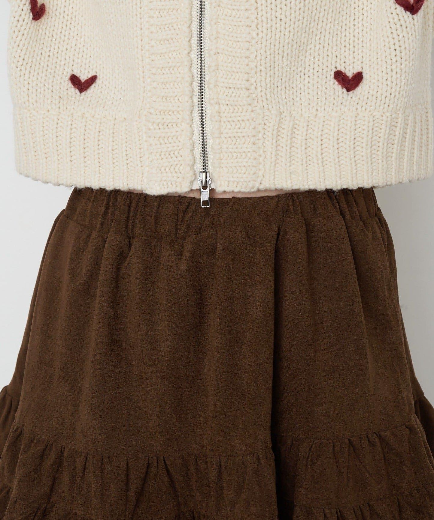 【RAY CASSIN】豹紋層疊迷你裙