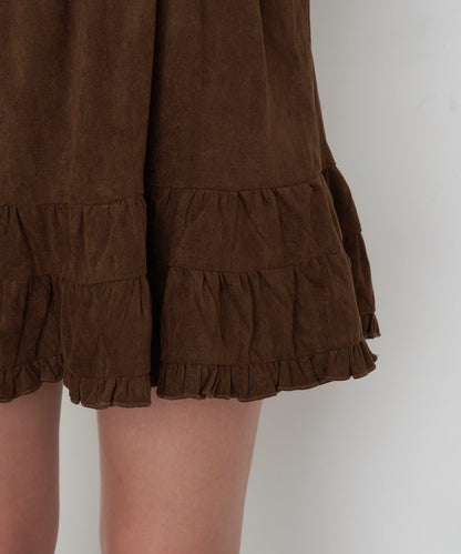 【RAY CASSIN】豹紋層疊迷你裙