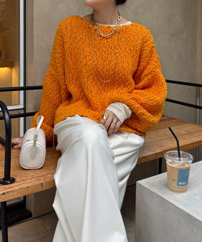 羊毛粗花呢針織衫