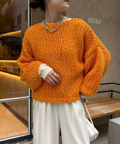 羊毛粗花呢針織衫