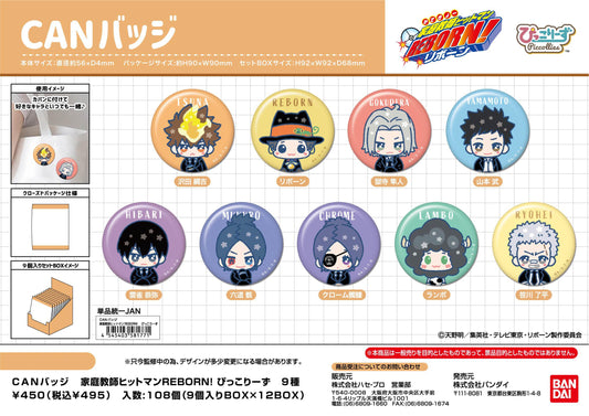 《家庭教師HITMAN REBORN!》_徽章 ぴっこりーず【BOX／9個裝】