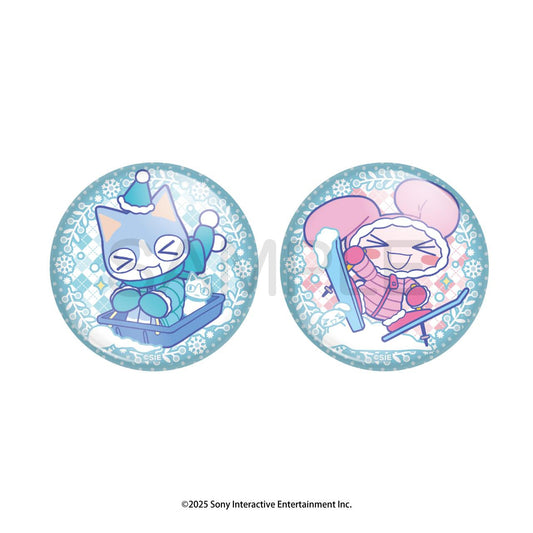 《隨身玩伴多羅貓》_即使在雪中也在一起 胸章套裝 <ソラ &ジュン>