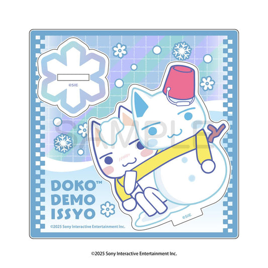 《隨身玩伴多羅貓》_即使在雪中也在一起 亞克力立牌 <多羅 雪人ver.>