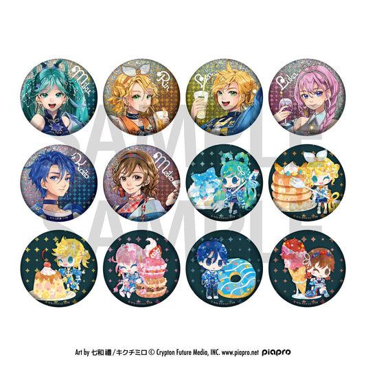 《初音未來》魔法未來2025聯名咖啡廳 in E-DINER_隨機亮片徽章（全12款）【BOX／12個裝】