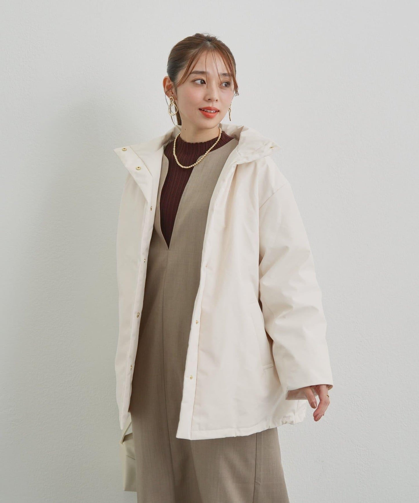 適合多種穿搭的可拆卸內膽無縫羽絨服