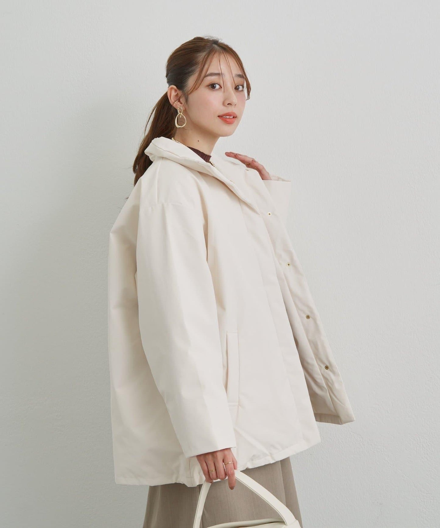 適合多種穿搭的可拆卸內膽無縫羽絨服
