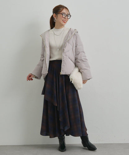 《ふんわり暖か》TENDER CLOTH連帽羽絨服