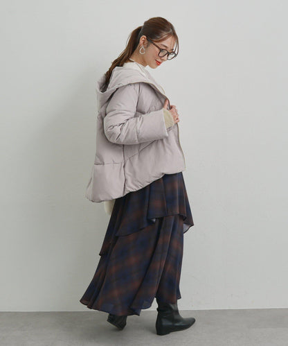 《ふんわり暖か》TENDER CLOTH連帽羽絨服