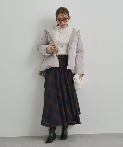 《ふんわり暖か》TENDER CLOTH連帽羽絨服