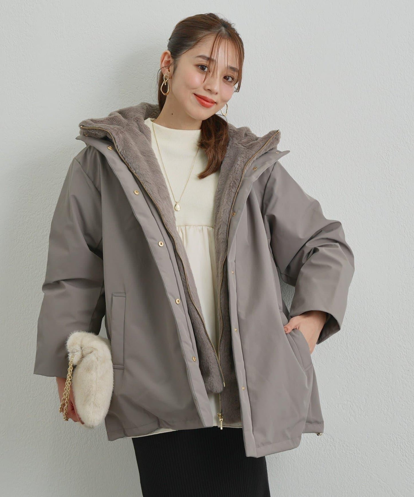 適合多種穿搭的可拆卸內膽無縫羽絨服