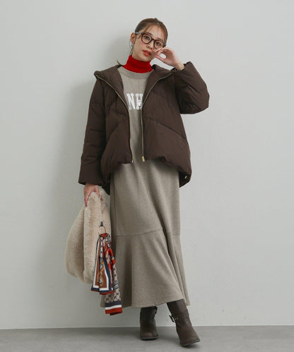 《ふんわり暖か》TENDER CLOTH連帽羽絨服