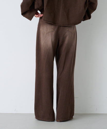 【Kastane】帶裝飾珠寶的牛仔褲