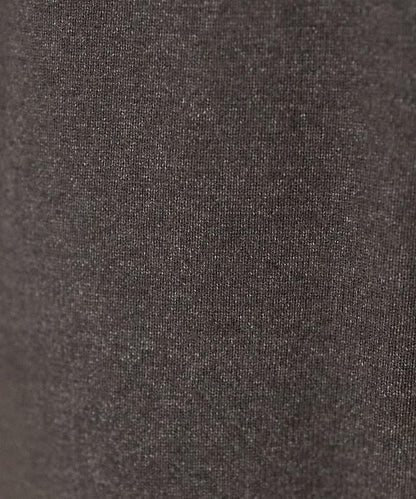 拼色下襬荷葉邊針織休閒褲