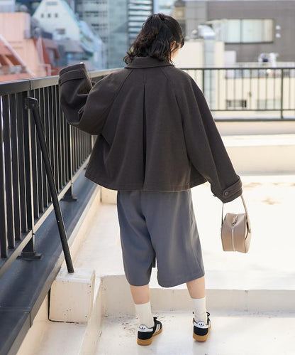 羊毛短款夾克