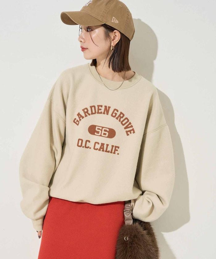 可雙面穿學院風印花衛衣