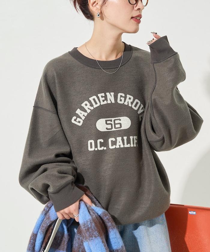 可雙面穿學院風印花衛衣