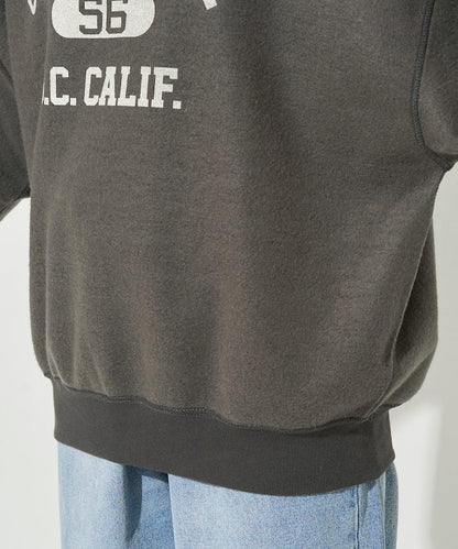 可雙面穿學院風印花衛衣