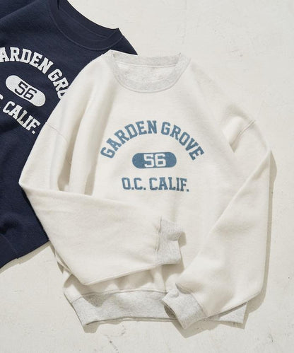 可雙面穿學院風印花衛衣