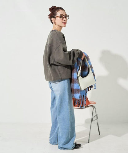 可雙面穿學院風印花衛衣