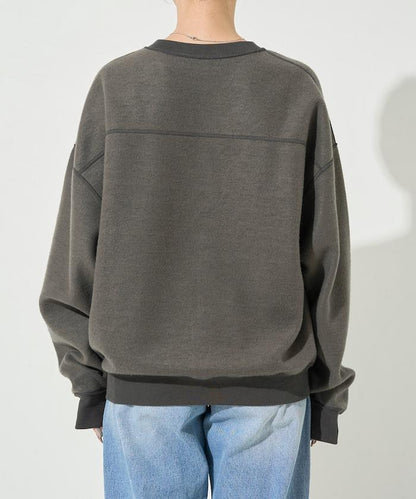 可雙面穿學院風印花衛衣