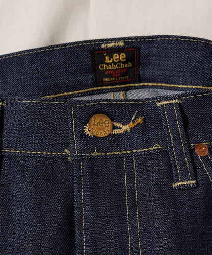 限定 Lee × Chah Chah 直筒牛仔褲