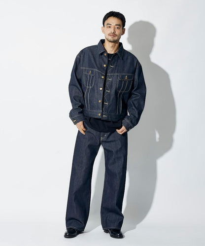 限定 Lee × Chah Chah 直筒牛仔褲
