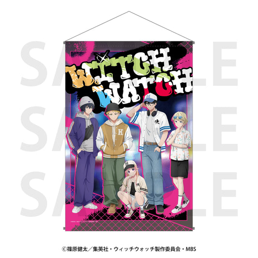 WITCH WATCH 掛毯 全新繪製 街頭風格