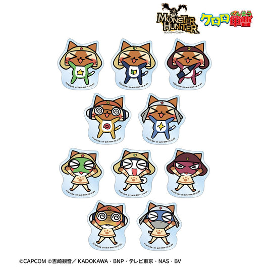 《怪物獵人物語》×《Keroro軍曹》_隨機款亞克力掛件（單品/全套BOX）（BOX/10個裝）