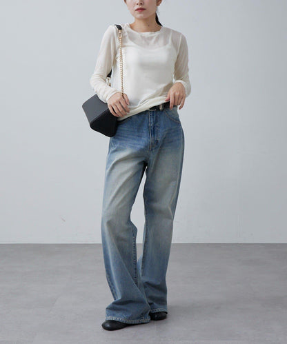 羊絨柔軟圓領針織衫