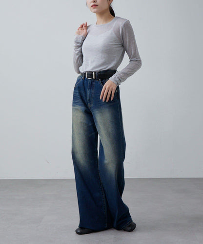 羊絨柔軟圓領針織衫