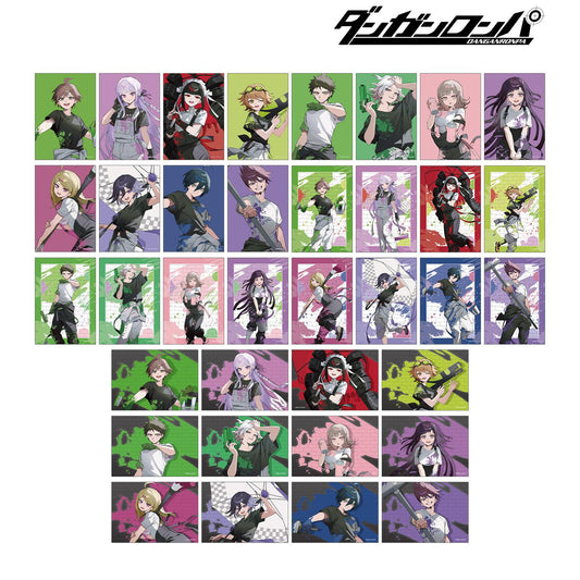 《彈丸論破》_さくしゃ2插畫 塗鴉風格版 隨機寫真卡(單品/全套BOX)【BOX/36包入】