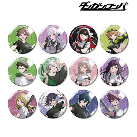 《彈丸論破》さくしゃ2插畫 塗鴉風格版 亮片徽章(單品/全套BOX)【BOX/12包入】