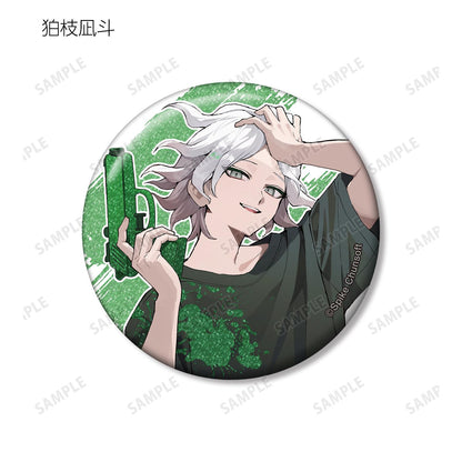 《彈丸論破》さくしゃ2插畫 塗鴉風格版 亮片徽章（單品/全套BOX）【BOX／12包入】