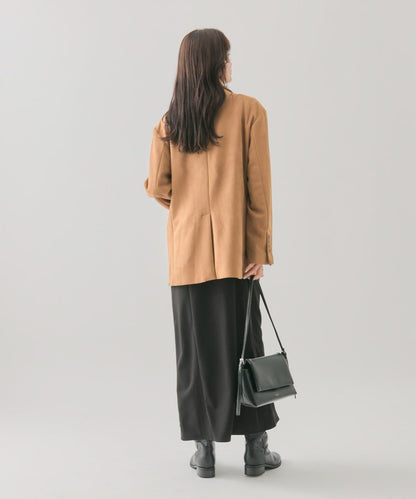 褶皺吊帶背心套裝連衣裙