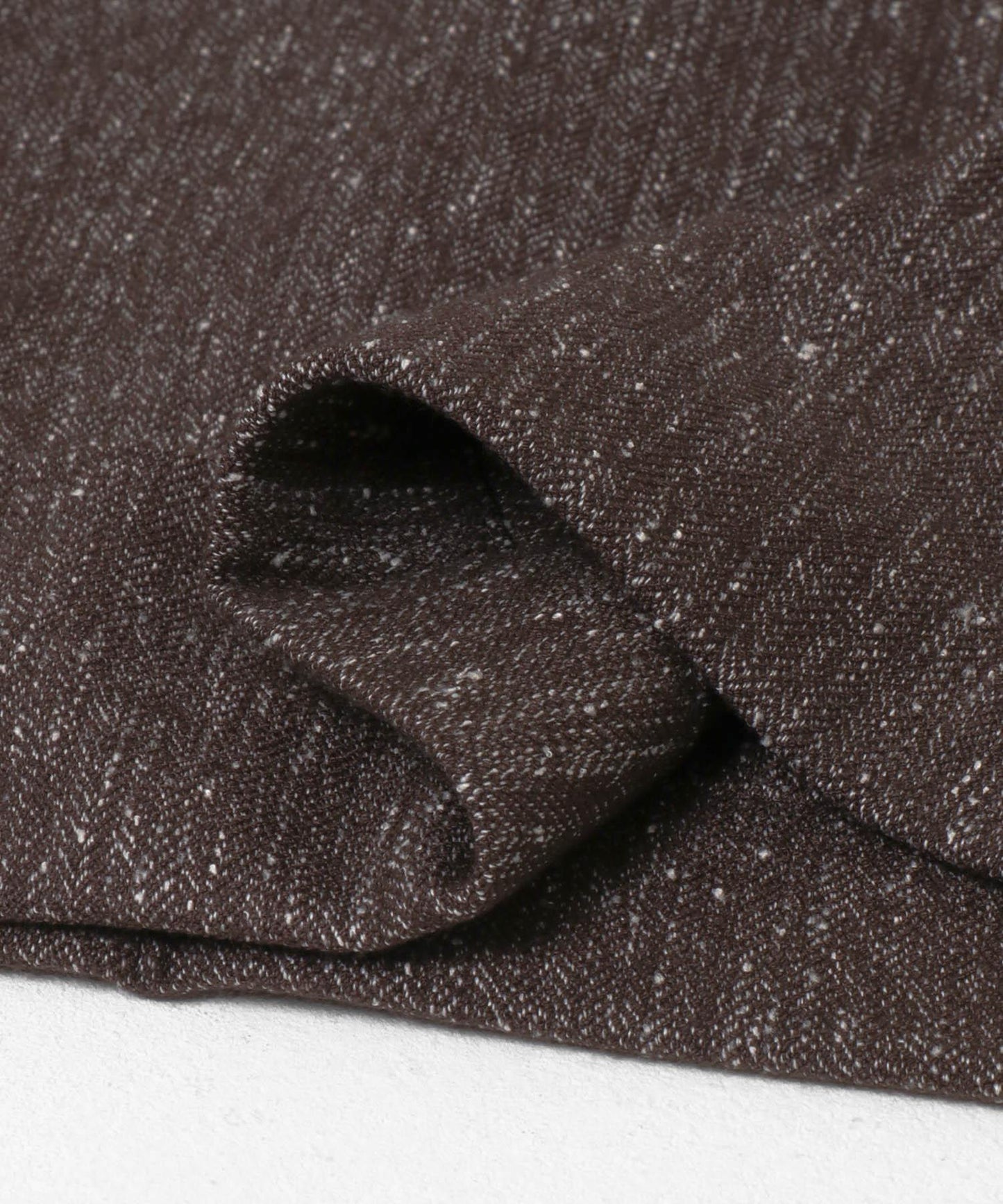 斜紋寬鬆雙褶西裝褲