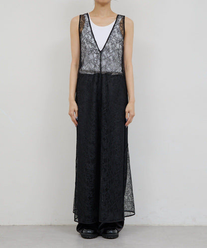 【近期開始】【加一件更顯華麗】【前後兩穿】蕾絲連衣裙