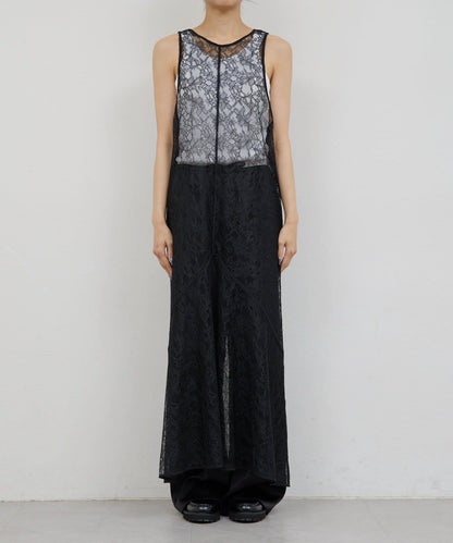 【近期開始】【加一件更顯華麗】【前後兩穿】蕾絲連衣裙