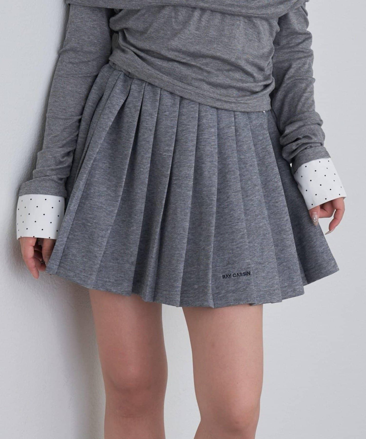 【RAY CASSIN】衛衣百褶迷你裙