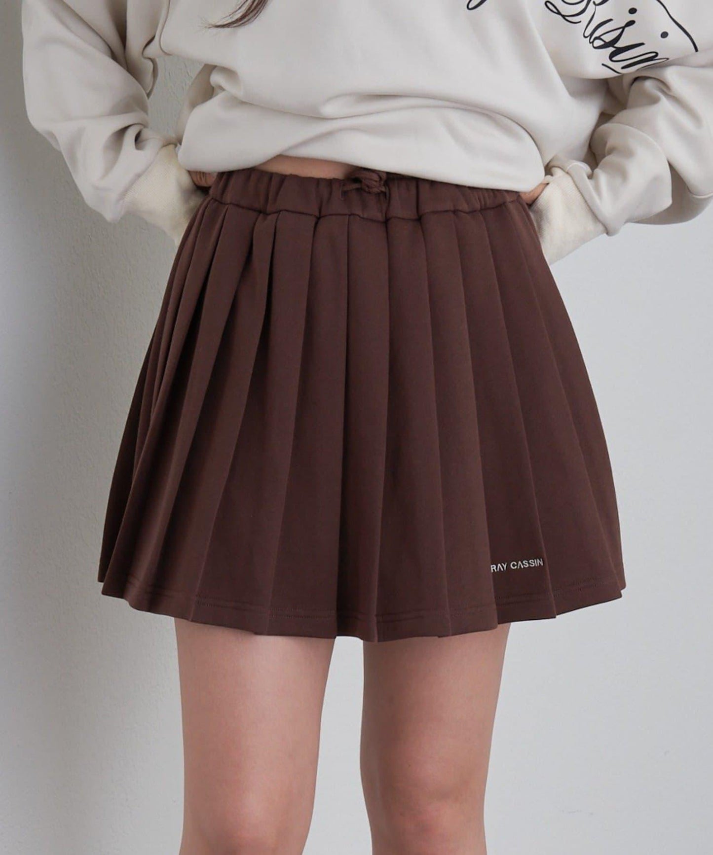 【RAY CASSIN】衛衣百褶迷你裙