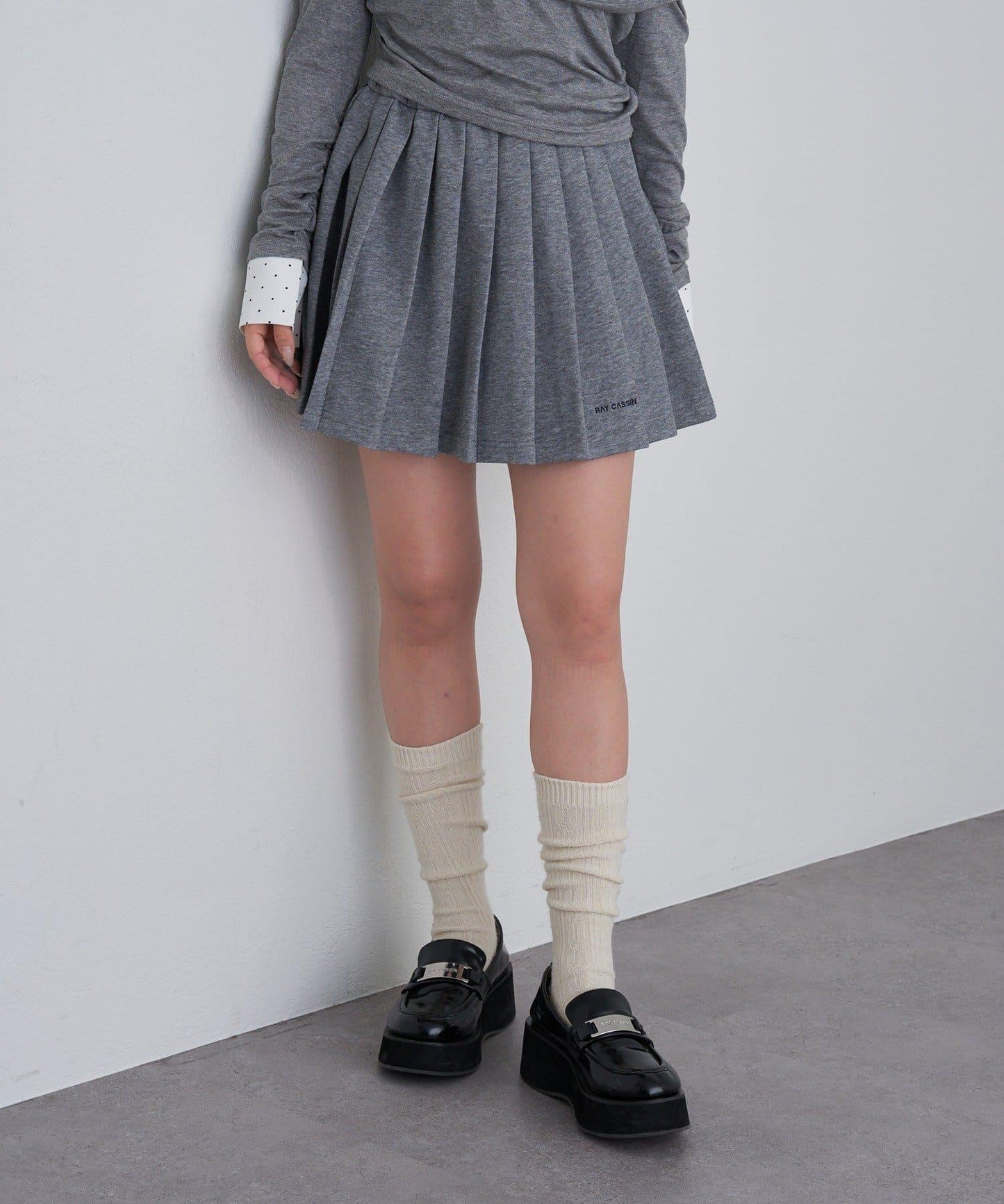 【RAY CASSIN】衛衣百褶迷你裙