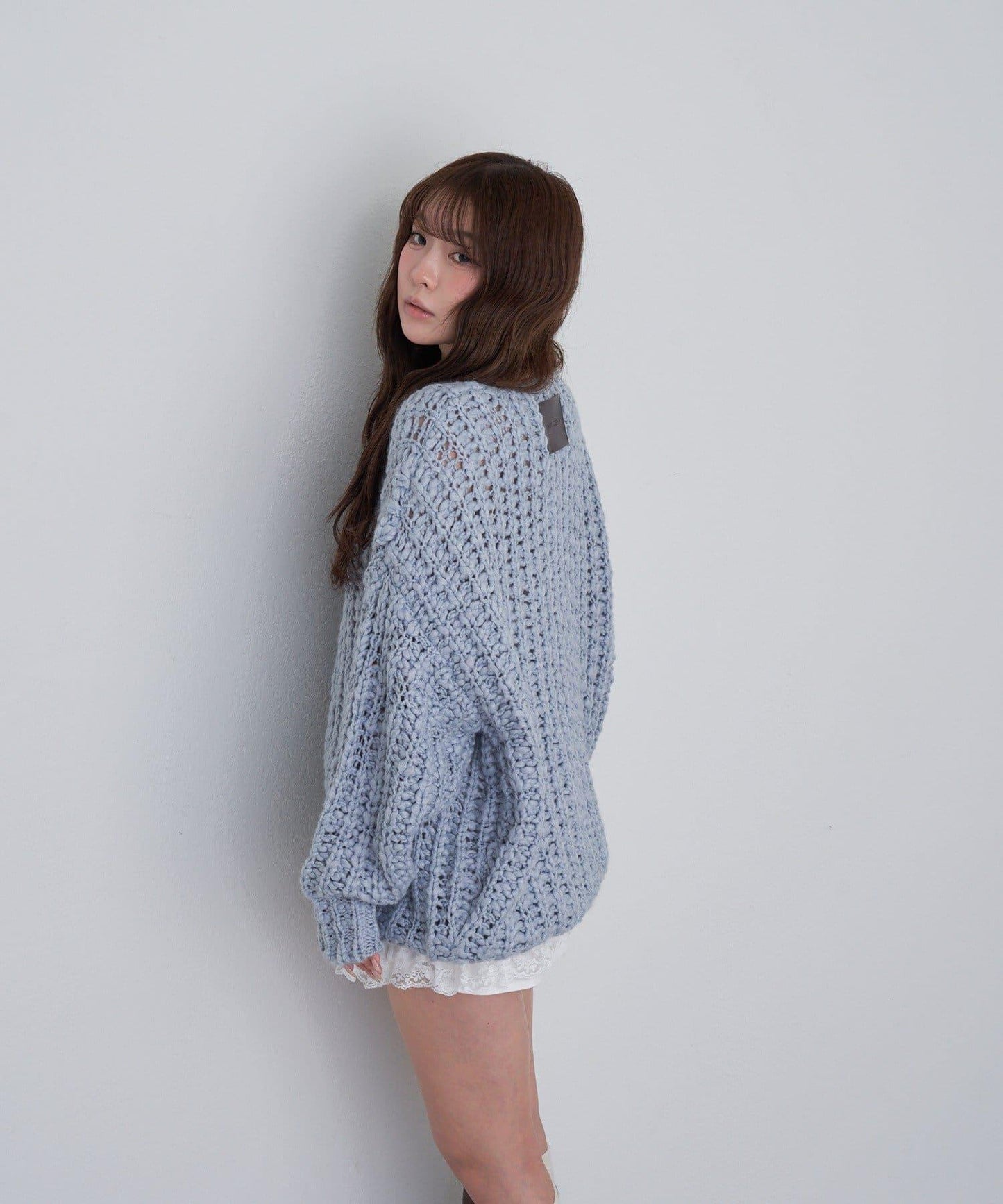 【RAY CASSIN】V領寬鬆針織衫