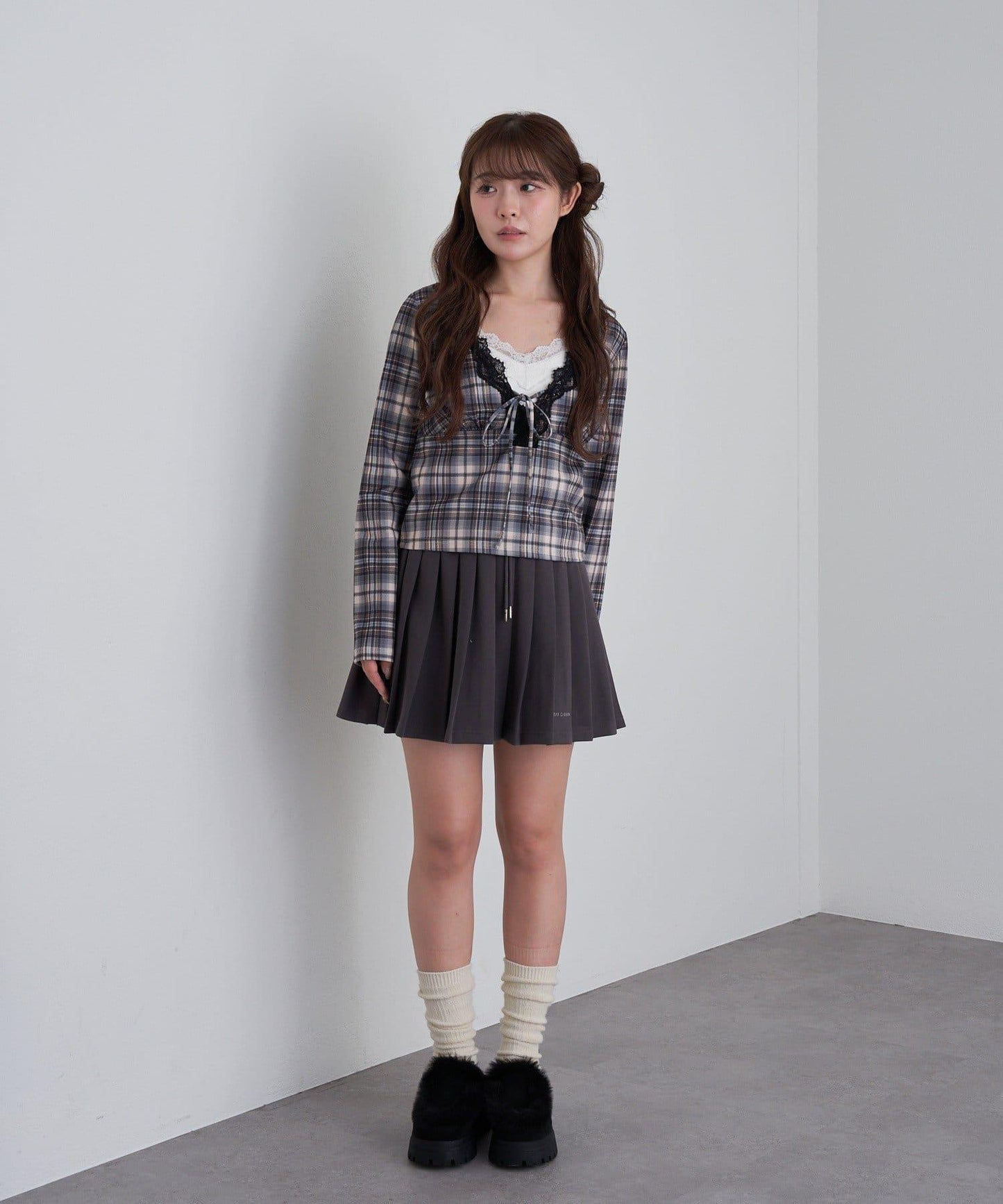 【RAY CASSIN】衛衣百褶迷你裙