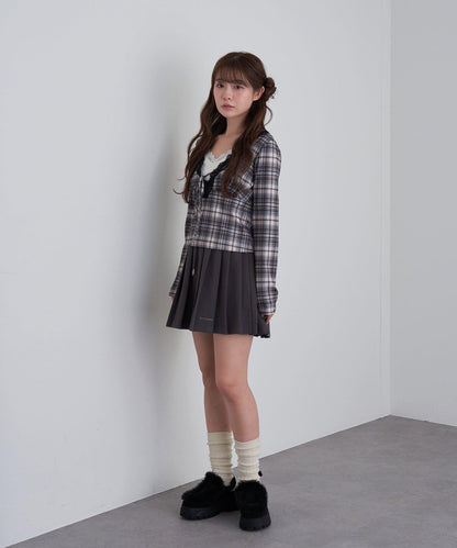 【RAY CASSIN】衛衣百褶迷你裙