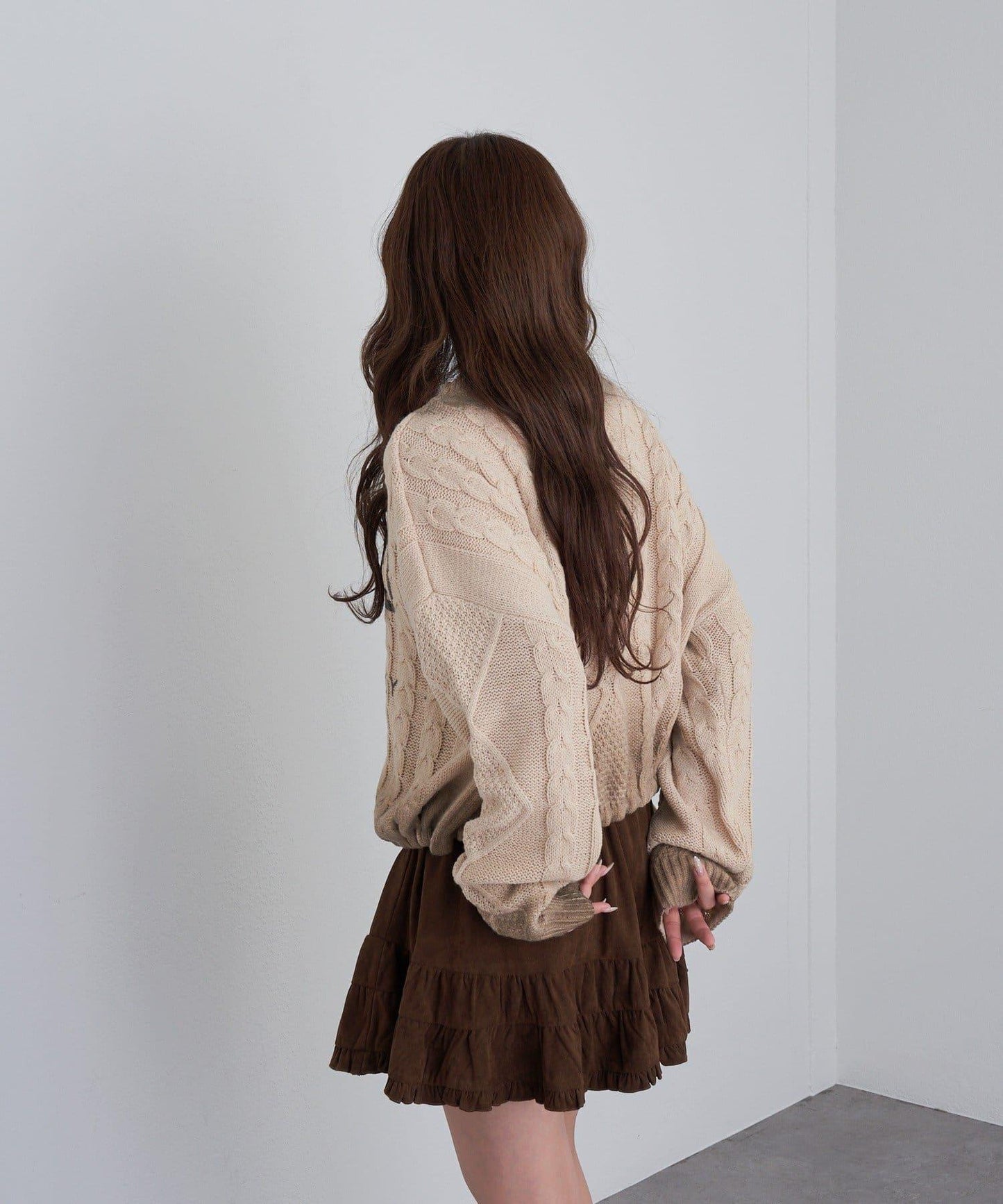 【RAY CASSIN】麻花扎染字母針織衫