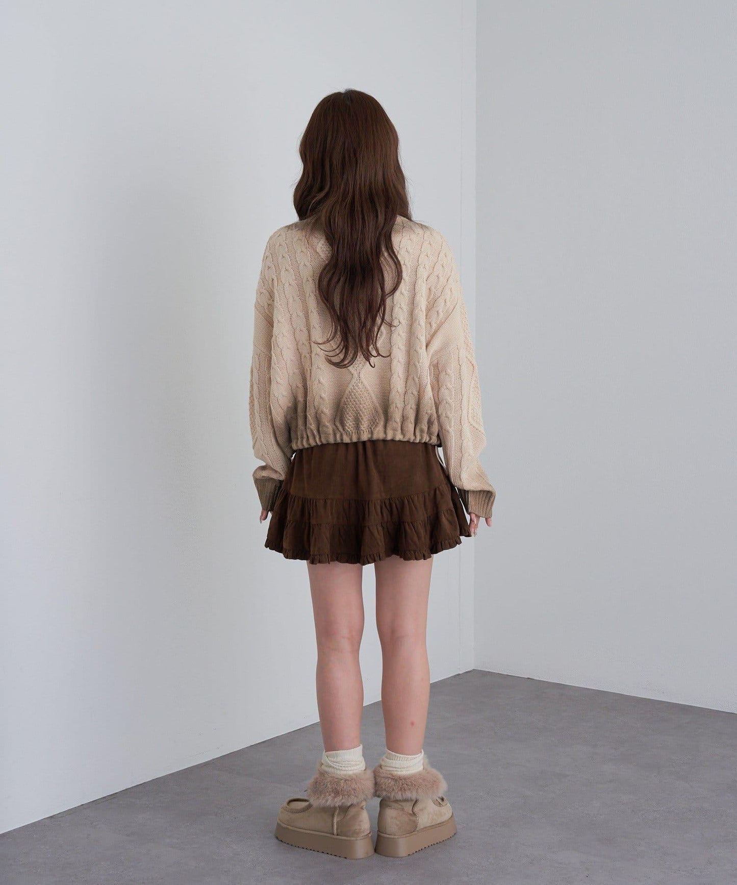 【RAY CASSIN】麻花扎染字母針織衫