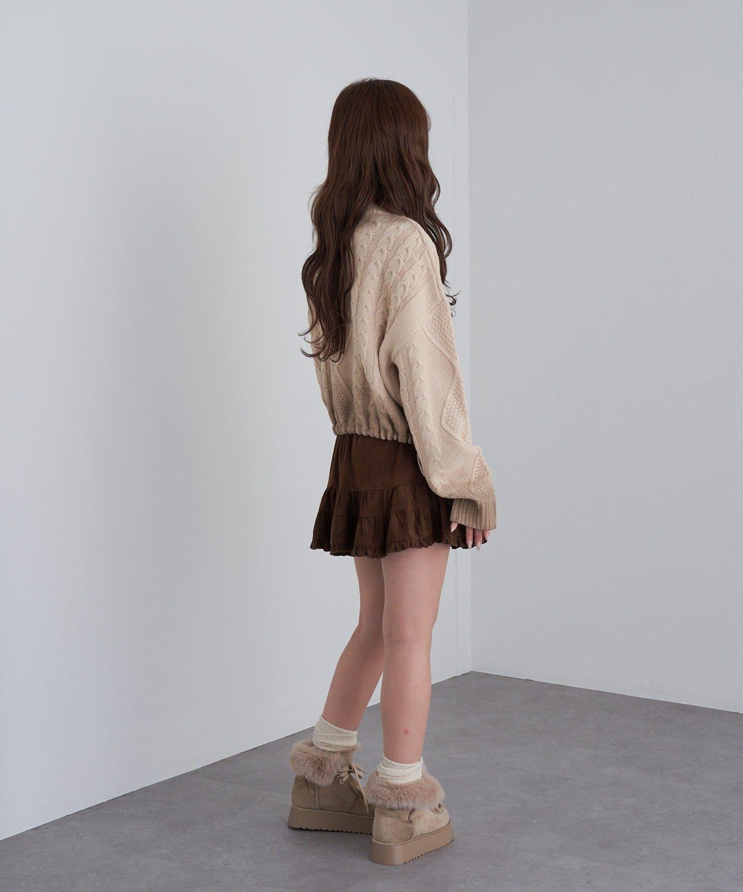 【RAY CASSIN】麻花扎染字母針織衫