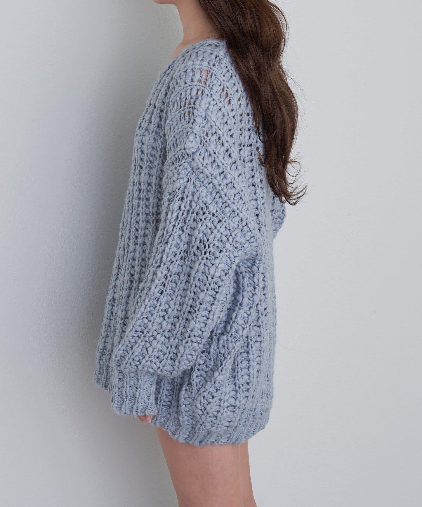 【RAY CASSIN】V領寬鬆針織衫